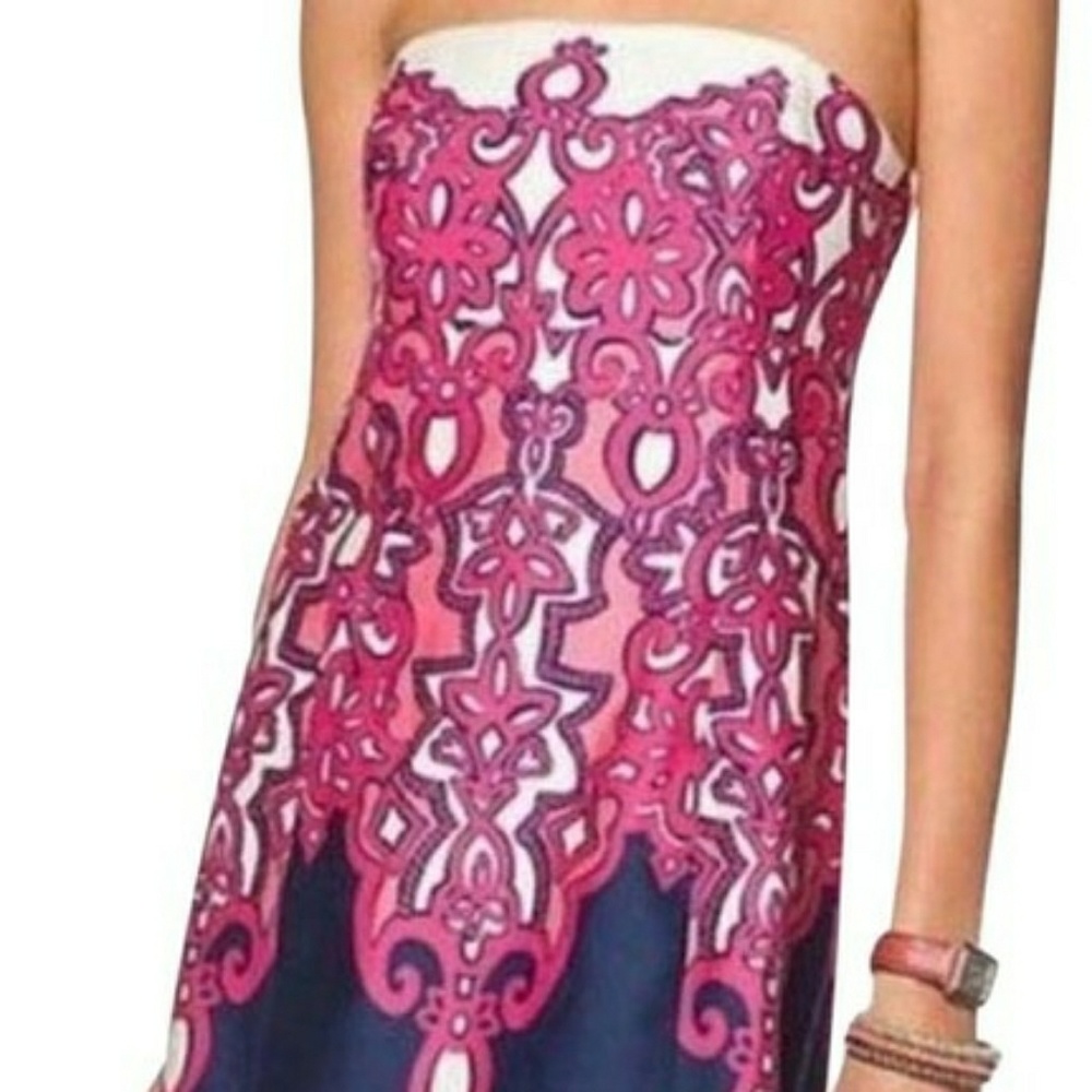 Strapless Lilly Pulitzer Dress Size 2